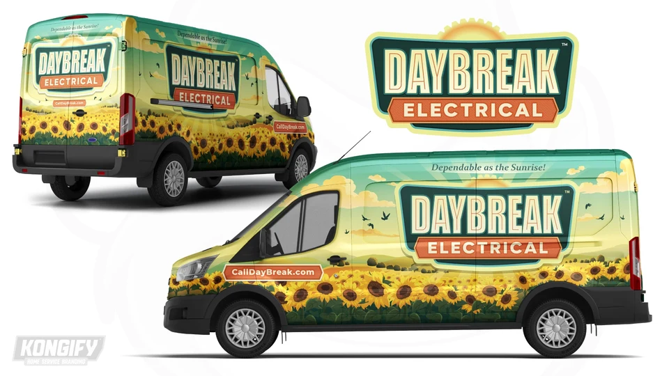 Daybreak Electrical wrap design